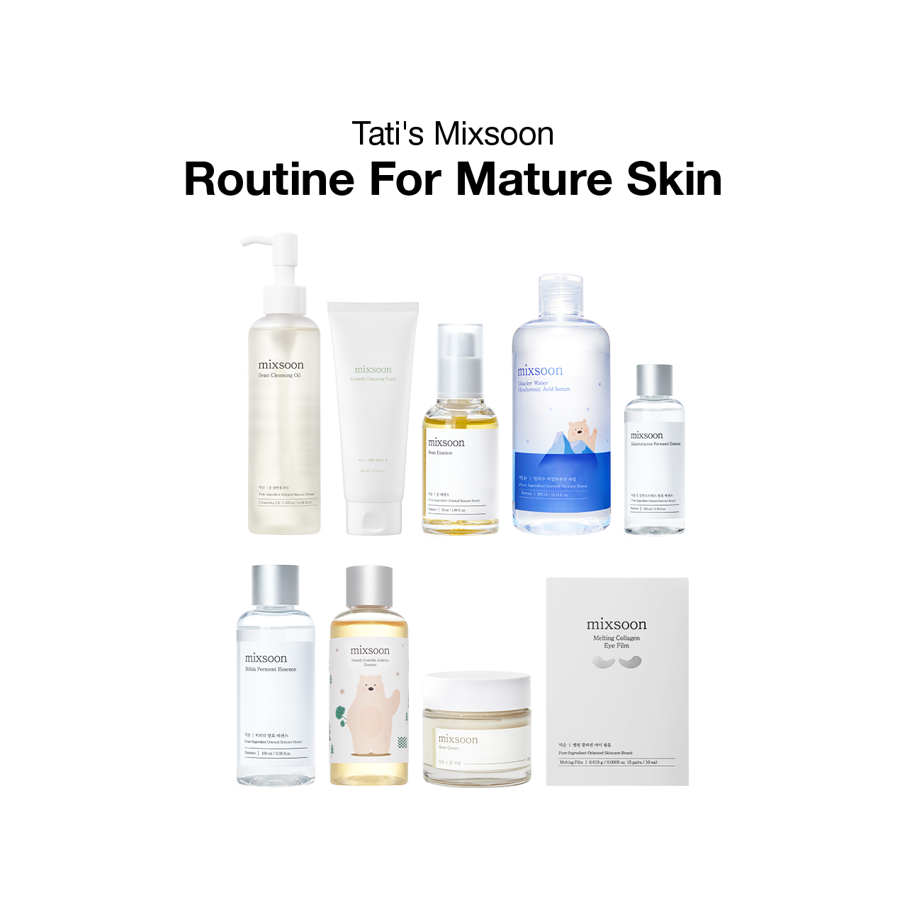 Tati's mixsoon Routine For Mature Skin