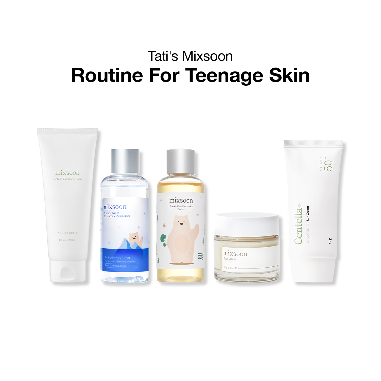 Tati's mixsoon Routine For Teenage Skin