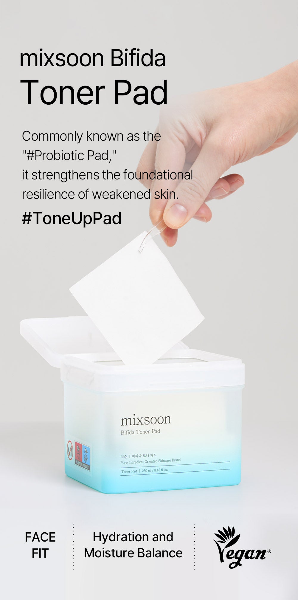 [MIXSOON] Bifida Toner Pad 120ea