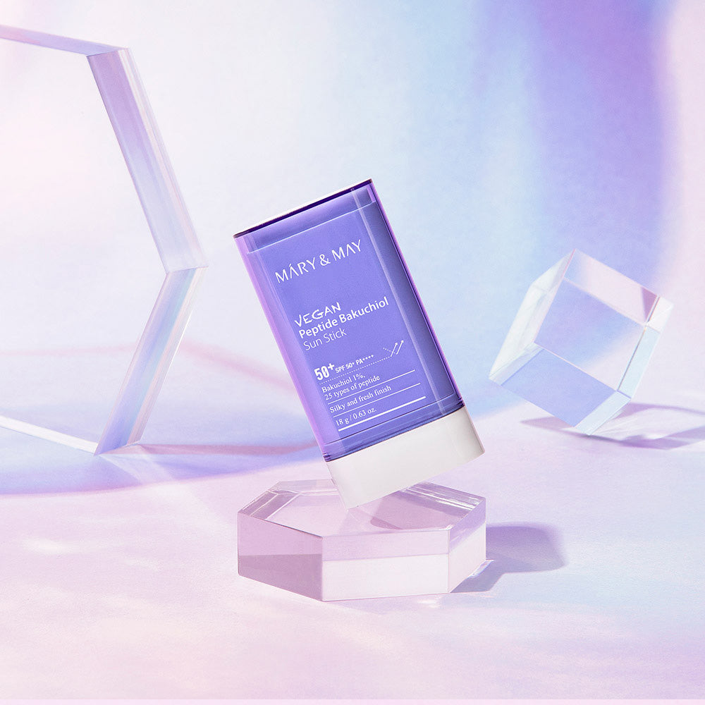 [Mary&May] Vegan Peptide Bakuchiol Sun Stick SPF50+ PA++++ 18g