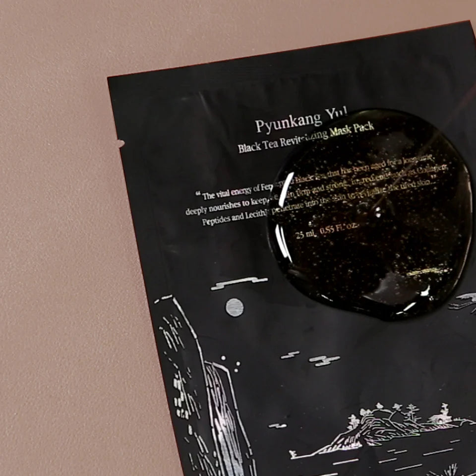 [PyunkangYul] Black Tea Revitalizing Mask Pack 25ml*10ea