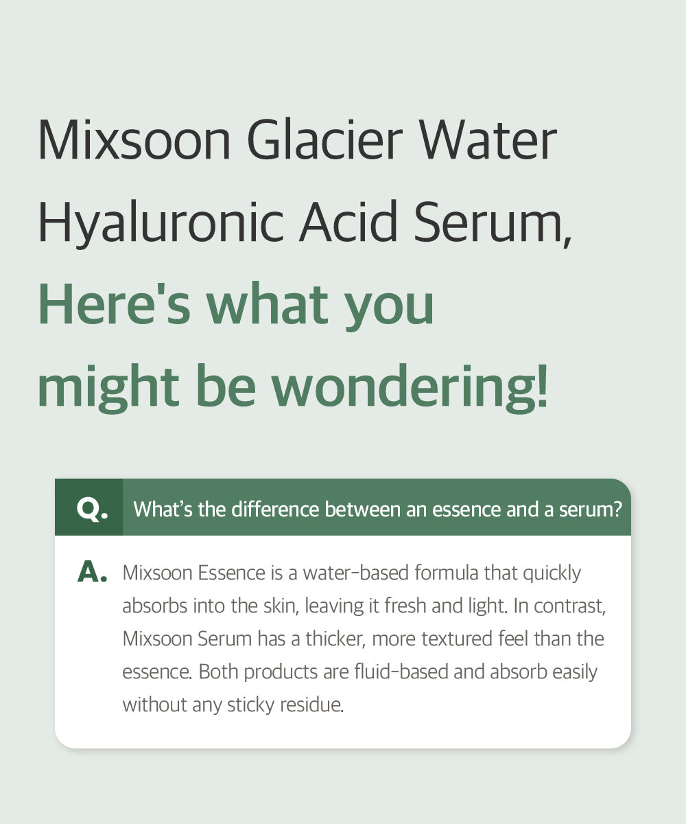 [MIXSOON]  Glacier Water Hyaluronic Acid Serum 300ml