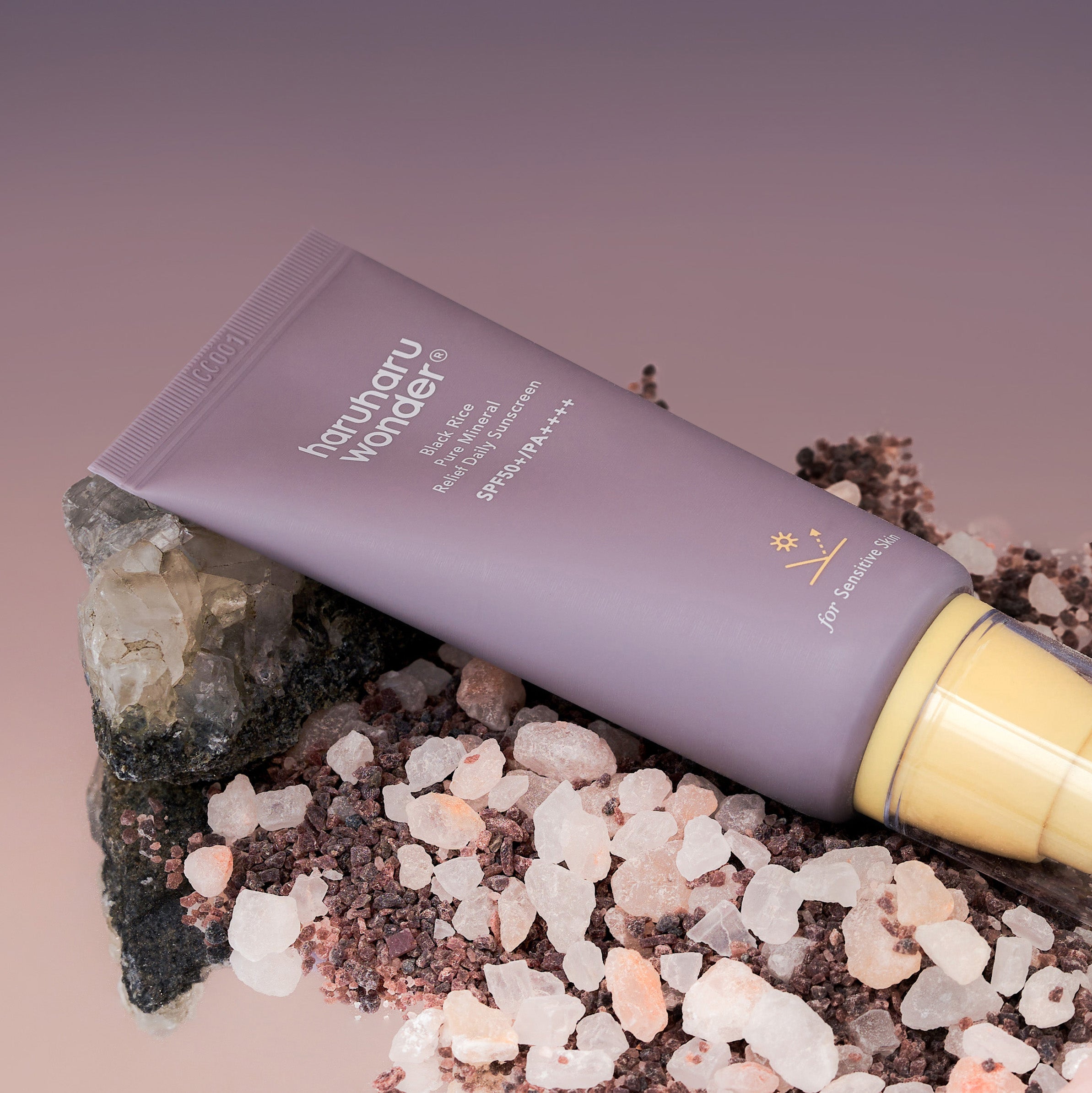[haruharu wonder] Black Rice Pure Mineral Relief Daily Sunscreen Unscented SPF50+ 50ml
