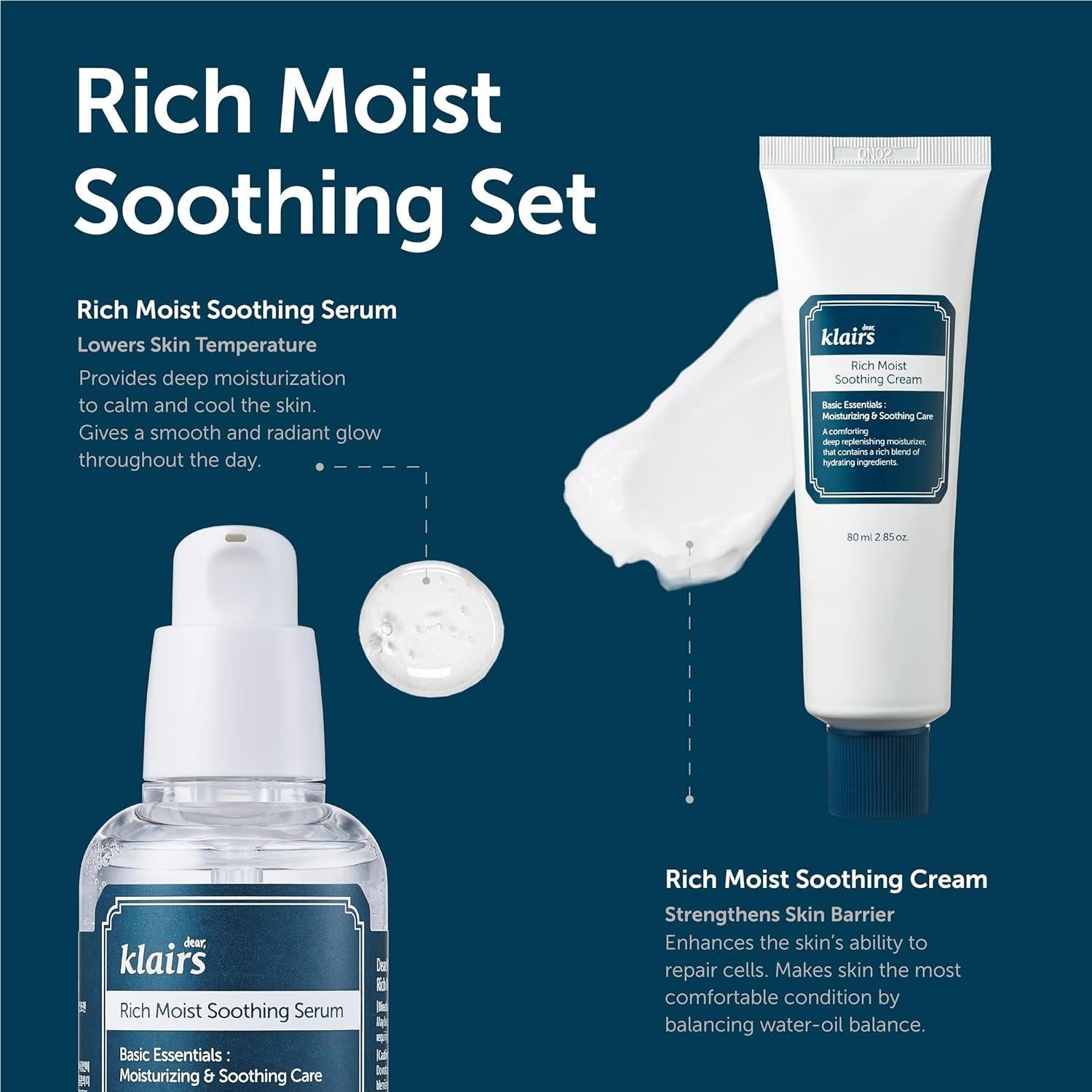[Dear, Klairs] Rich Moist Soothing Cream 80ml