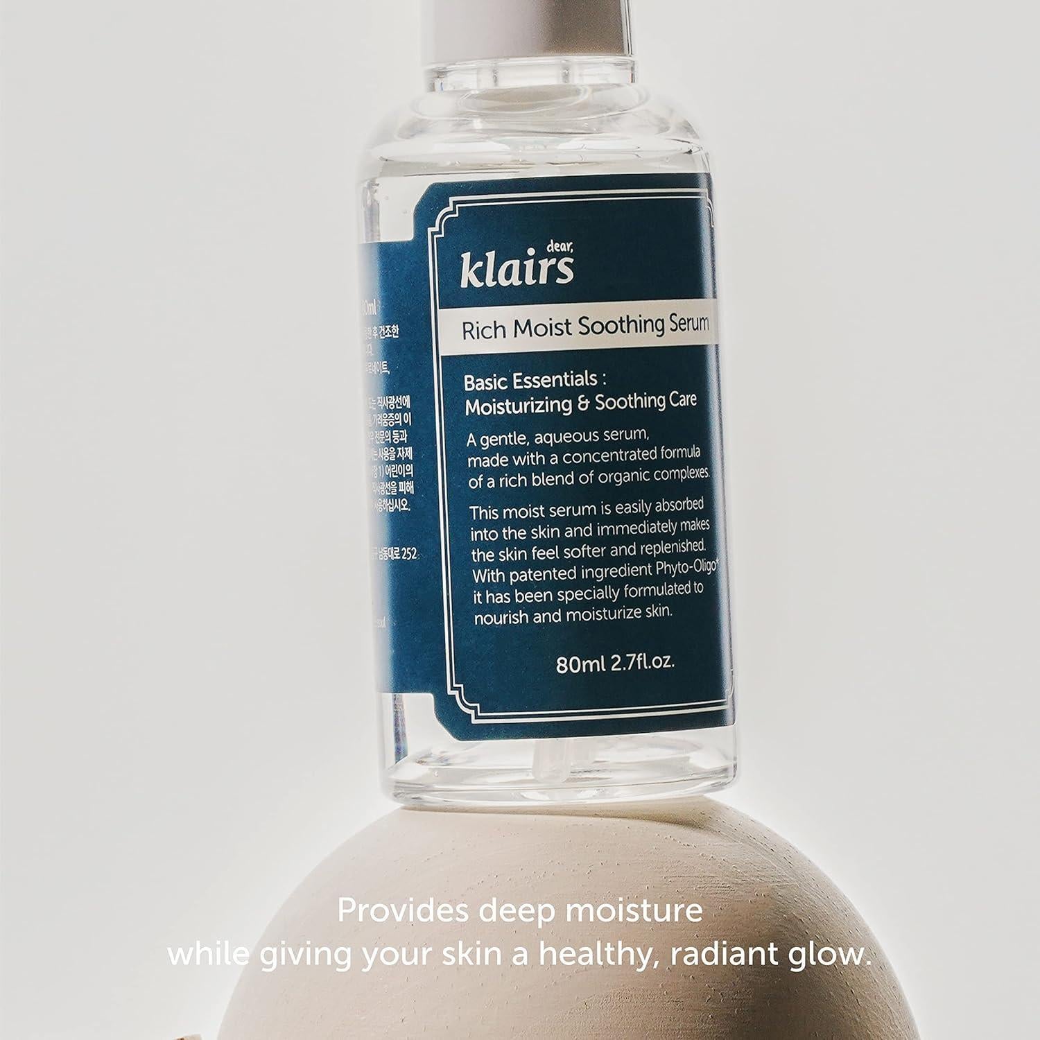 [Dear, Klairs] Rich Moist Soothing Serum 80ml