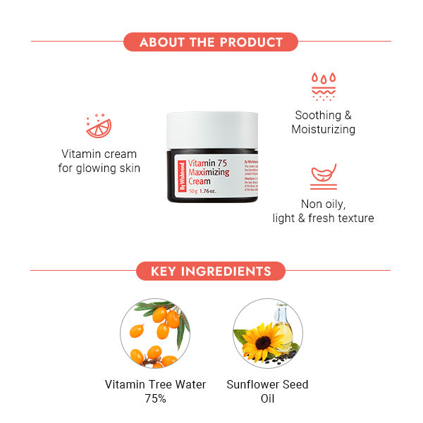 [ByWishtrend] Vitamin 75 Maximizing Cream 50g