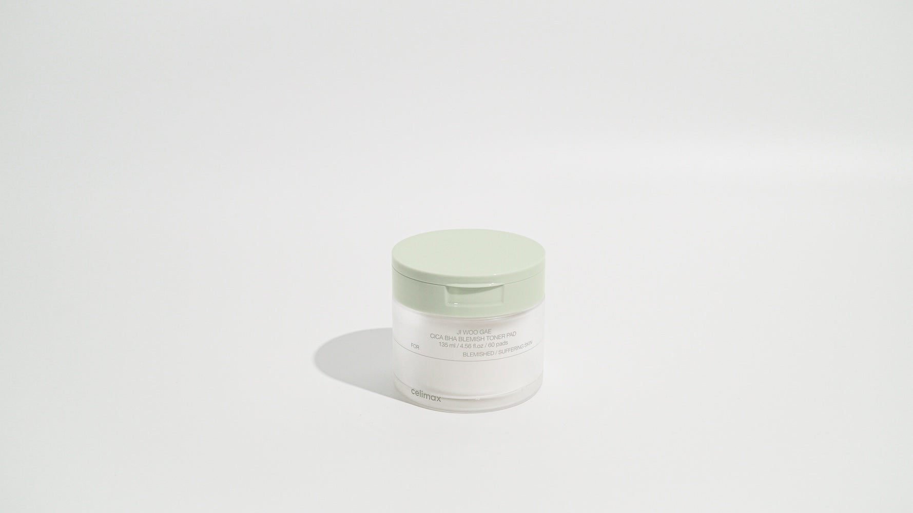 [celimax] Ji Woo Gae Cica BHA Blemish Toner Pad 60pad