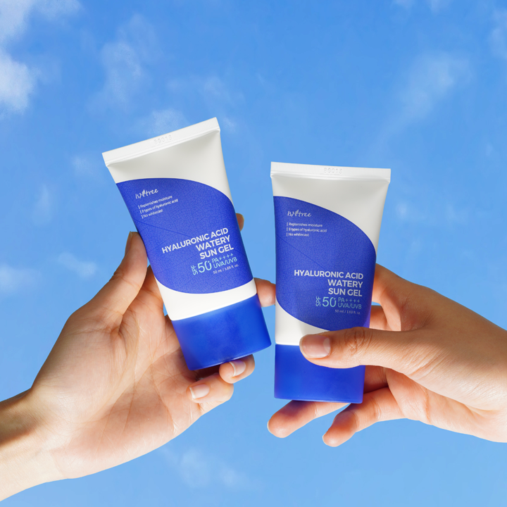 [Isntree] Gel solar acuoso con ácido hialurónico 50 ml x 2 unidades