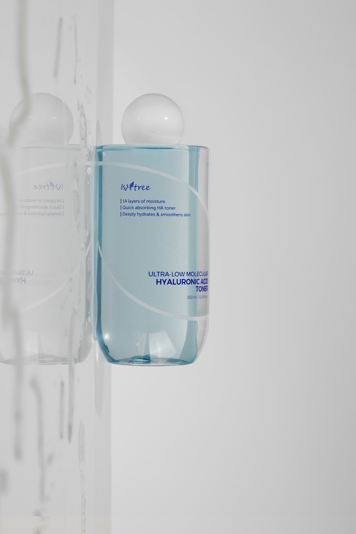 [Isntree] Tónico de ácido hialurónico de peso molecular ultrabajo 300 ml