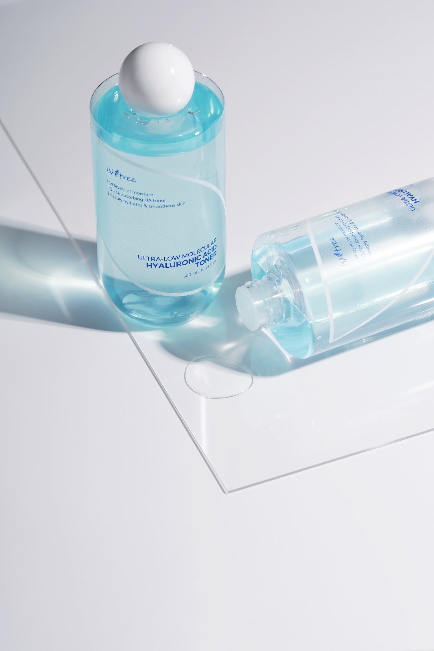 [Isntree] Tónico de ácido hialurónico de peso molecular ultrabajo 300 ml