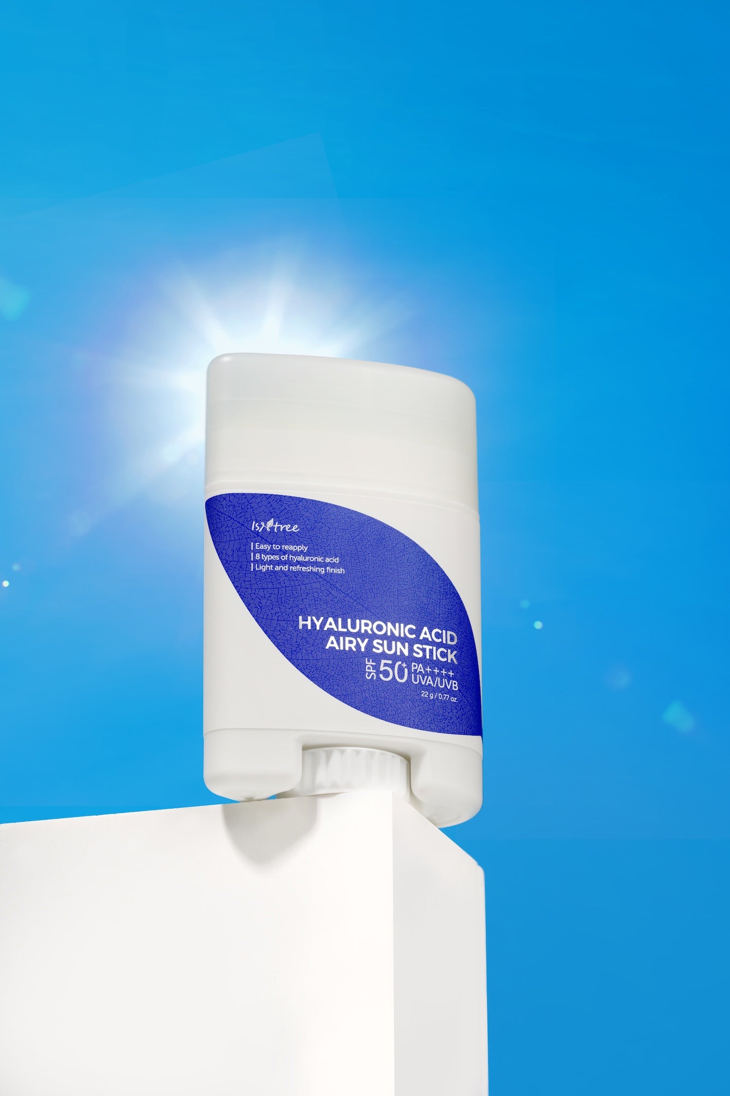 [Isntree] Barra solar Airy con ácido hialurónico 22 g