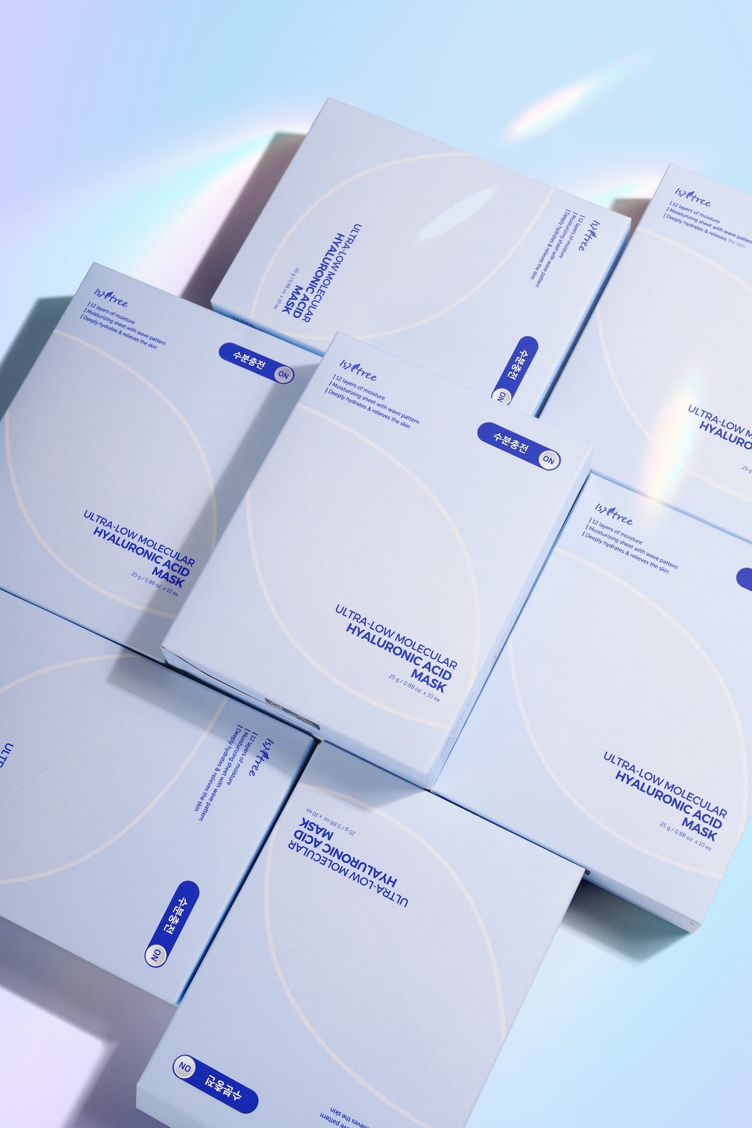 [Isntree] Mascarilla de ácido hialurónico de peso molecular ultrabajo (10 unidades)