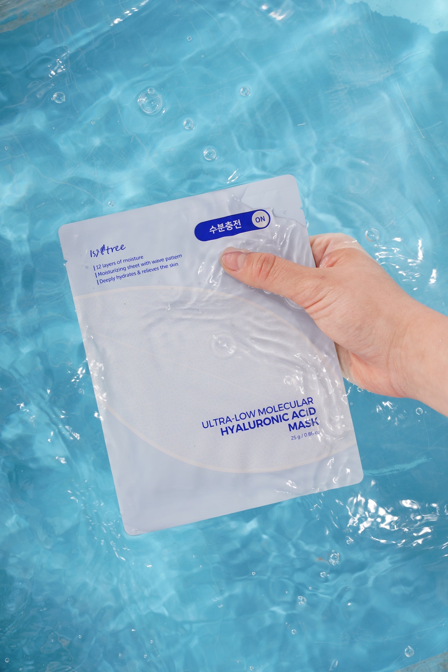 [Isntree] Mascarilla de ácido hialurónico de peso molecular ultrabajo (10 unidades)