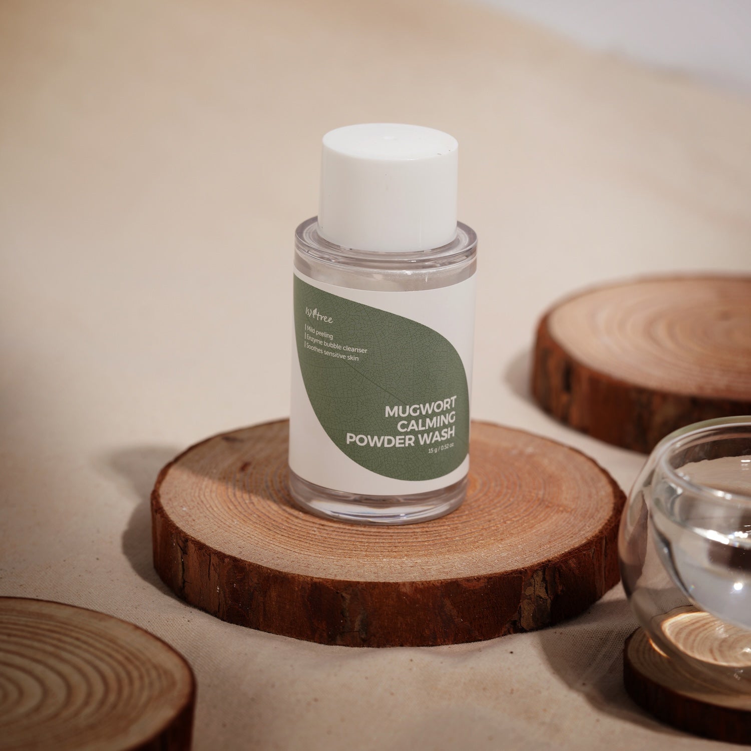 [Isntree] Jabón en polvo calmante de artemisa 15 g