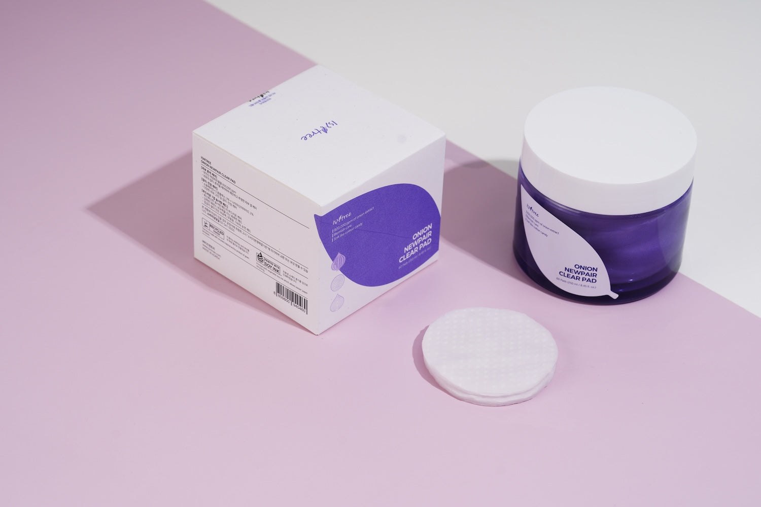 [Isntree] Almohadilla transparente Onion Newpair de 250 ml x 60 unidades