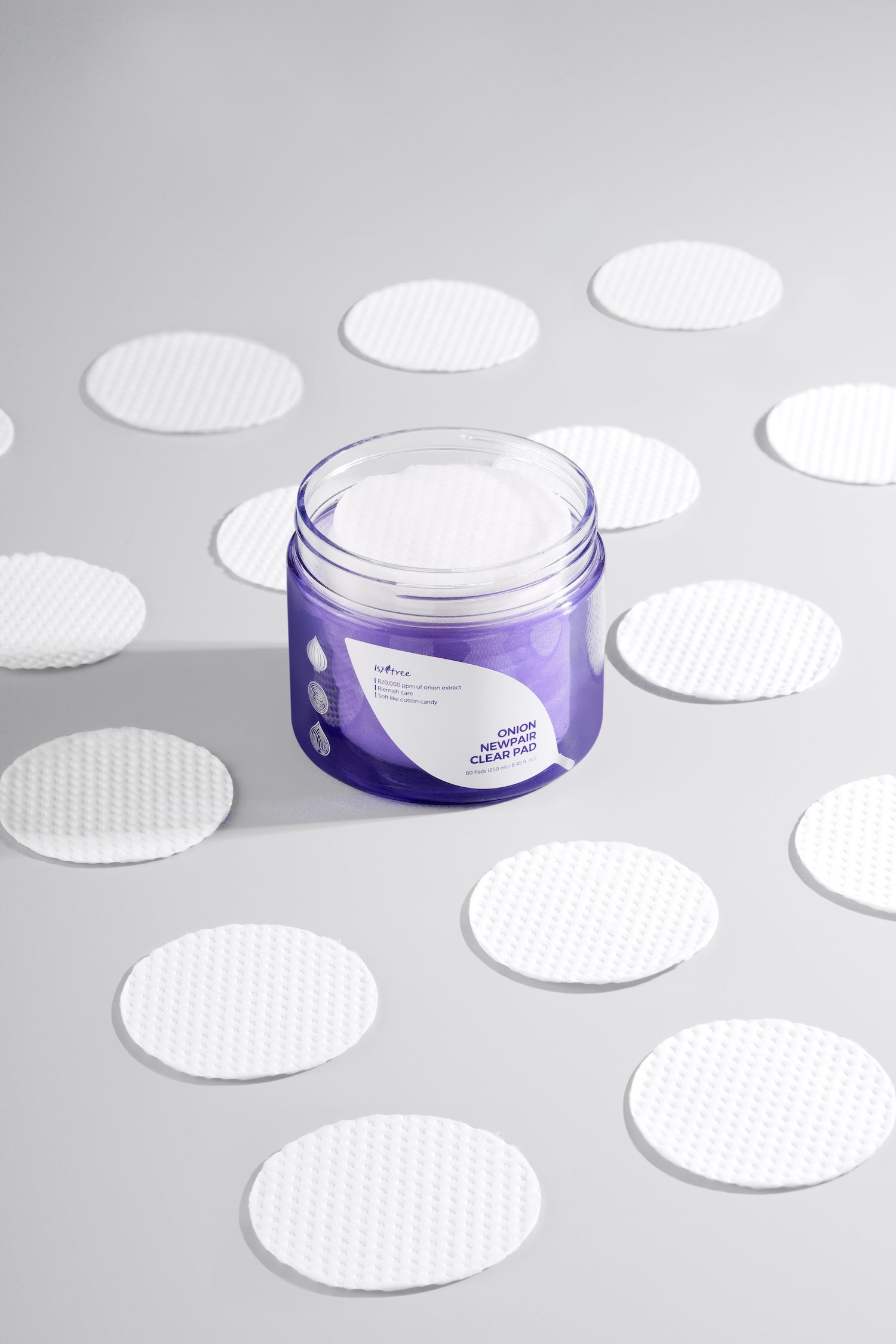 [Isntree] Almohadilla transparente Onion Newpair de 250 ml x 60 unidades