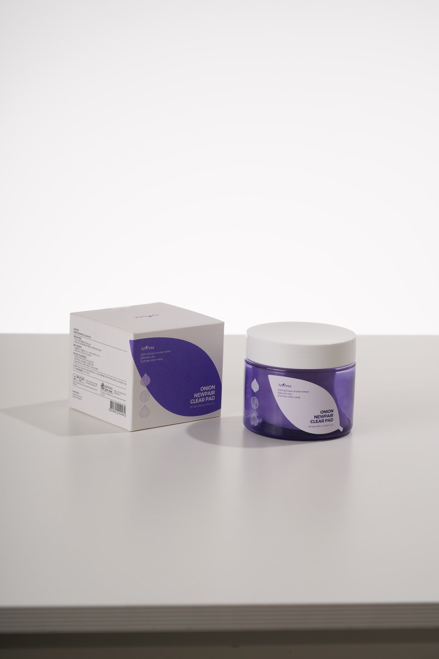 [Isntree] Almohadilla transparente Onion Newpair de 250 ml x 60 unidades