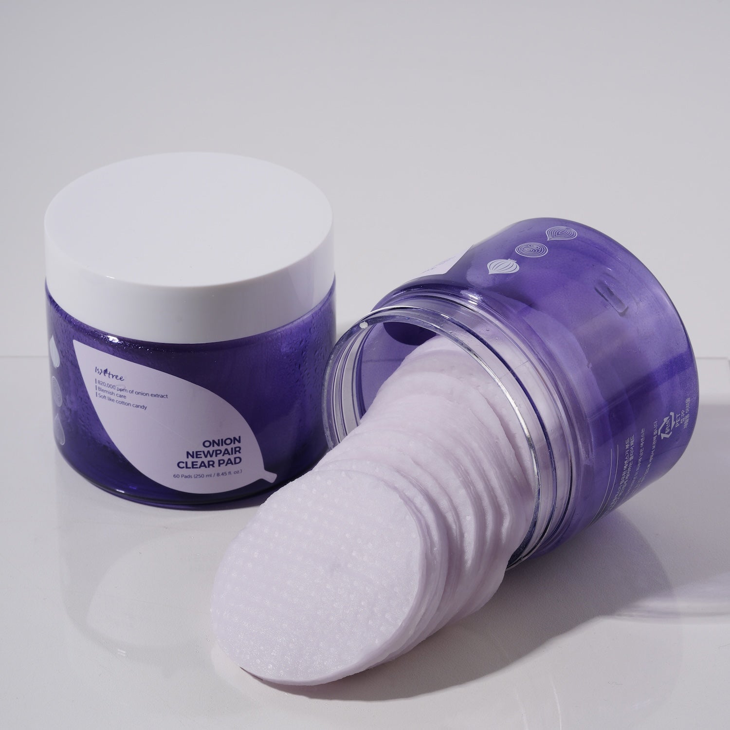 [Isntree] Almohadilla transparente Onion Newpair de 250 ml x 60 unidades