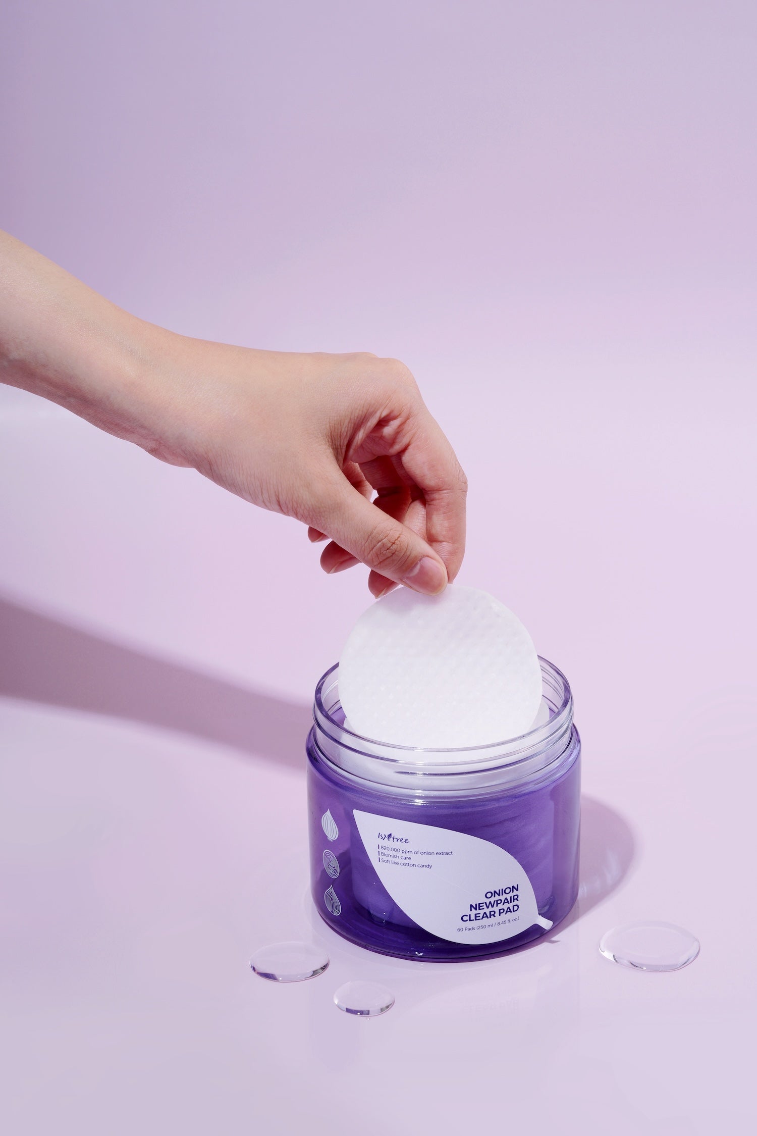 [Isntree] Almohadilla transparente Onion Newpair de 250 ml x 60 unidades