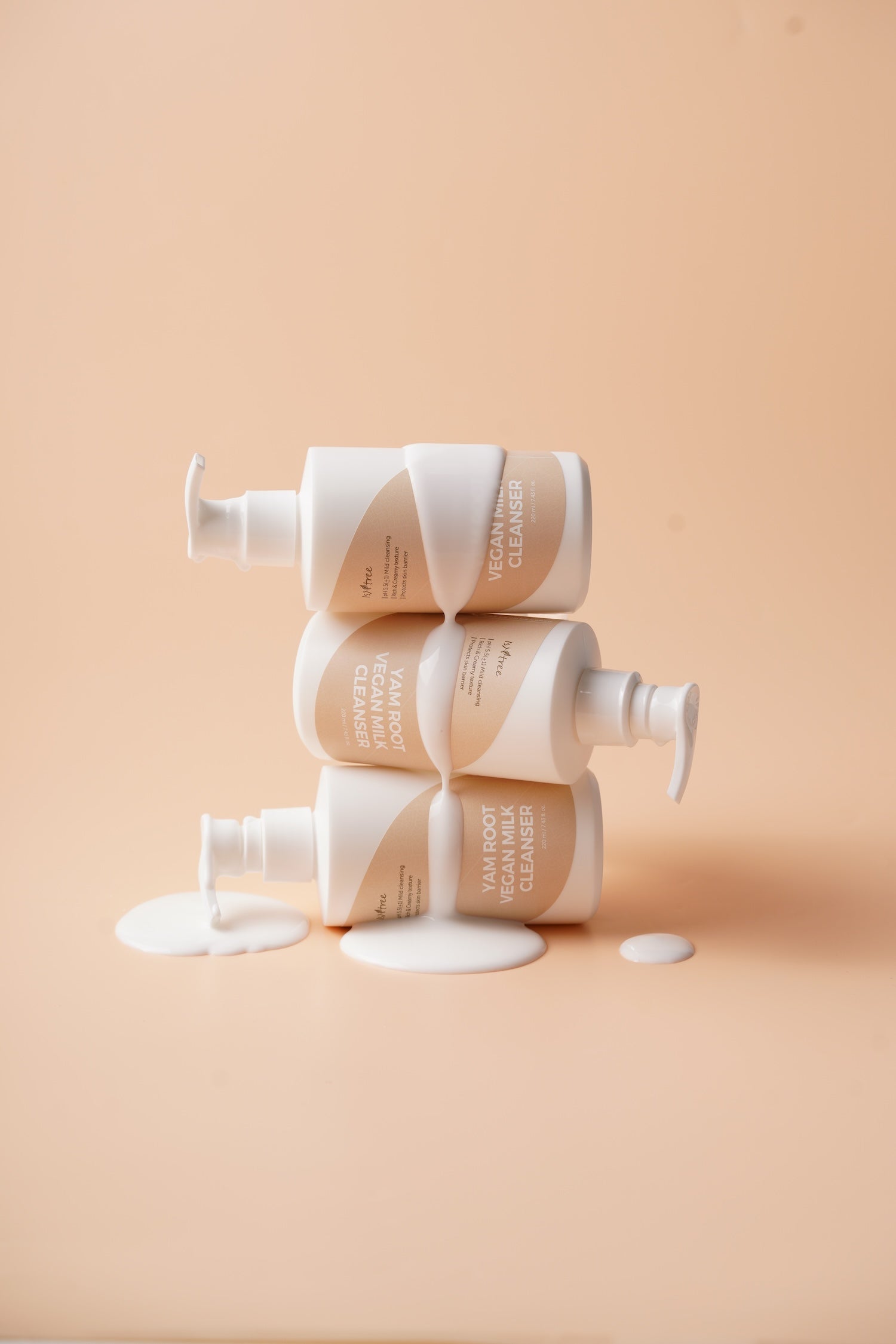 [Isntree] Leche limpiadora vegana de raíz de ñame 220 ml