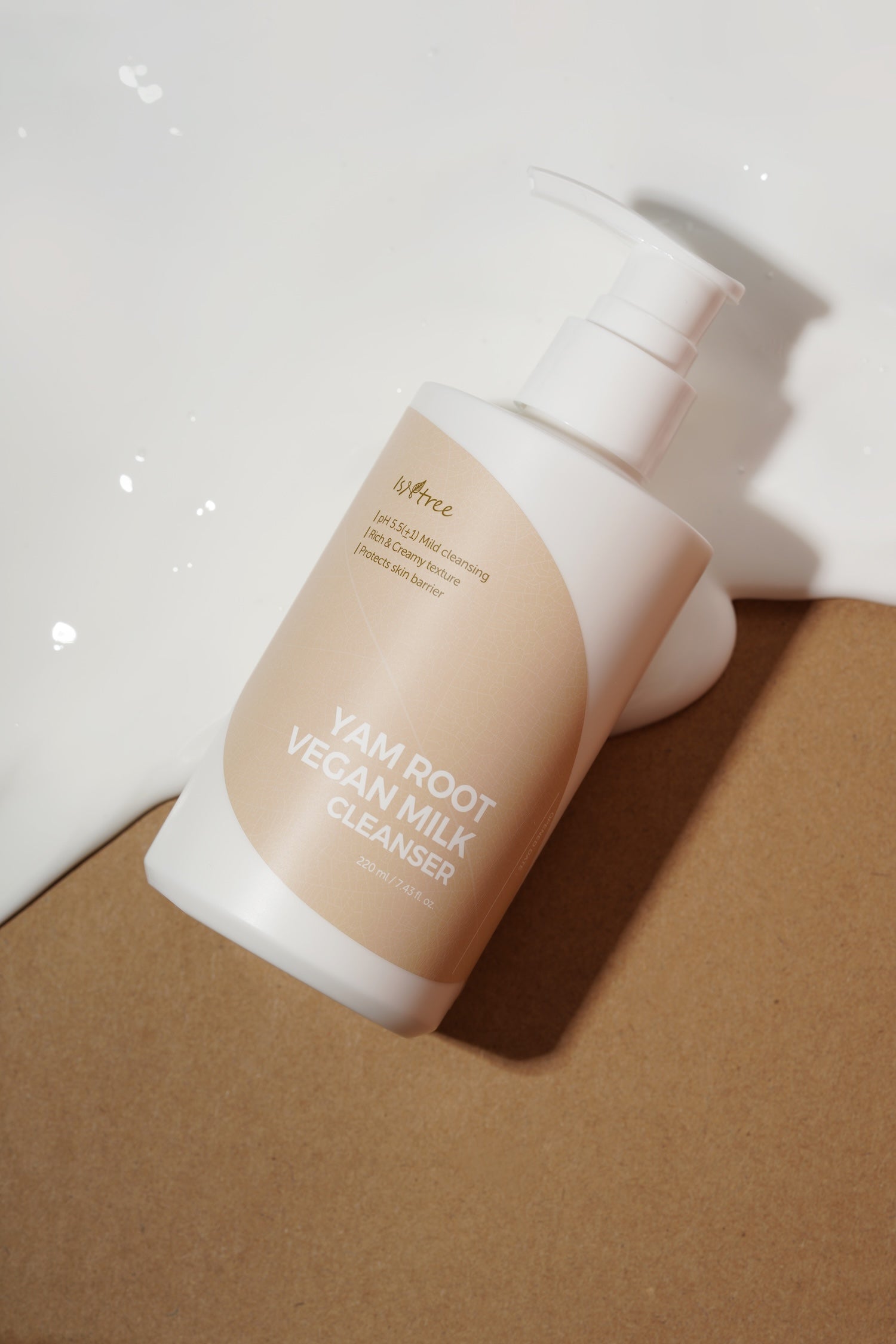 [Isntree] Leche limpiadora vegana de raíz de ñame 220 ml