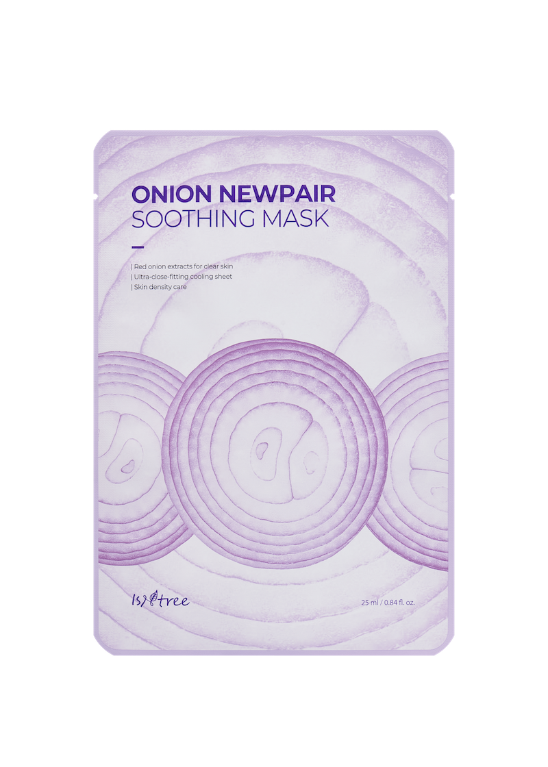 [Isntree] Mascarilla calmante Onion Newpair 25 g*5 unidades