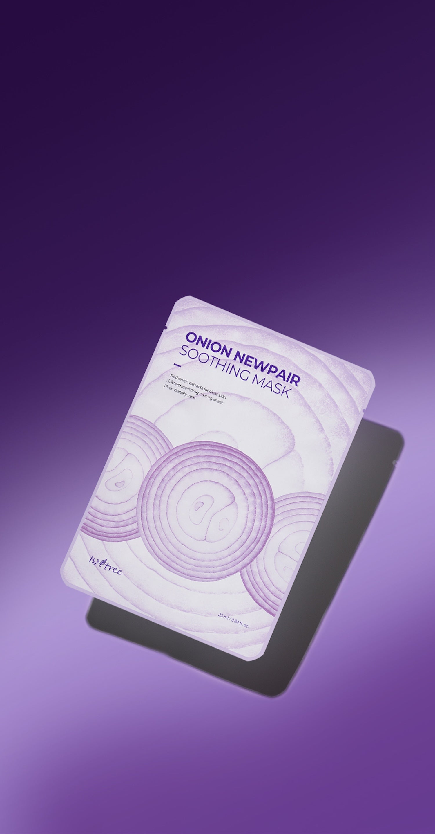 [Isntree] Mascarilla calmante Onion Newpair 25 g*5 unidades