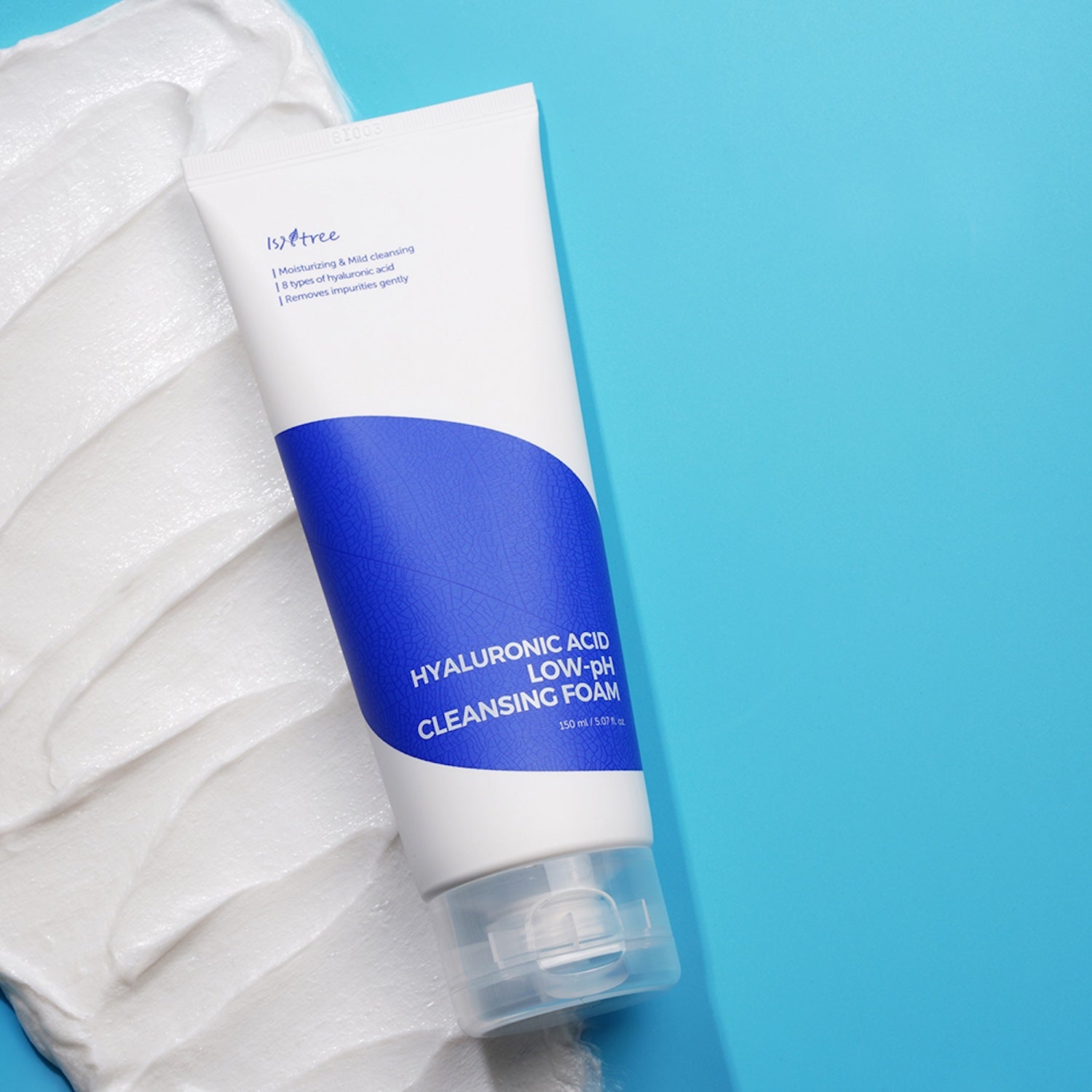 [Isntree] Espuma limpiadora de ácido hialurónico de bajo pH 150 ml