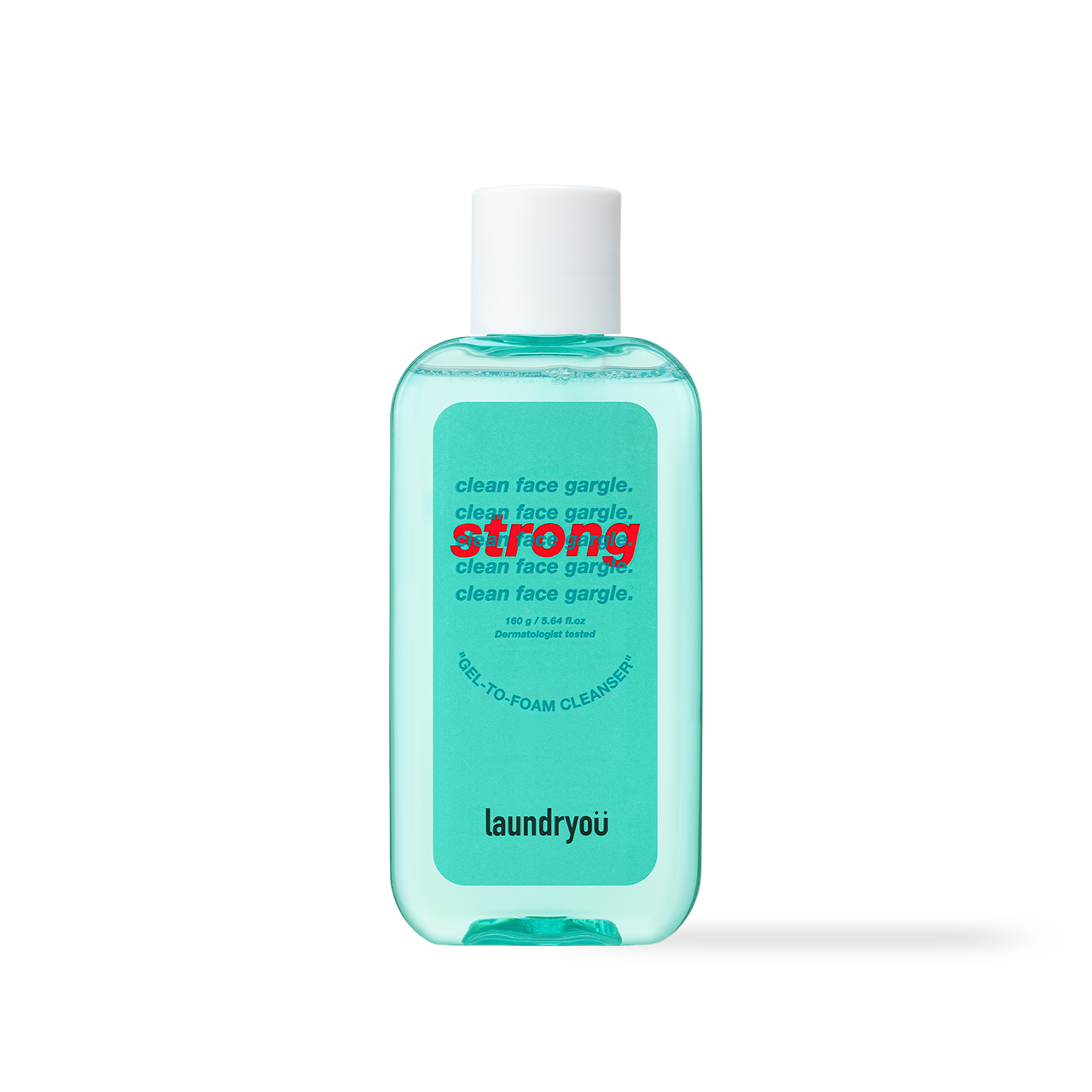 [Laundryou] Limpiador facial en gel para gárgaras Clean Face Gargle, espuma fuerte, 160 g