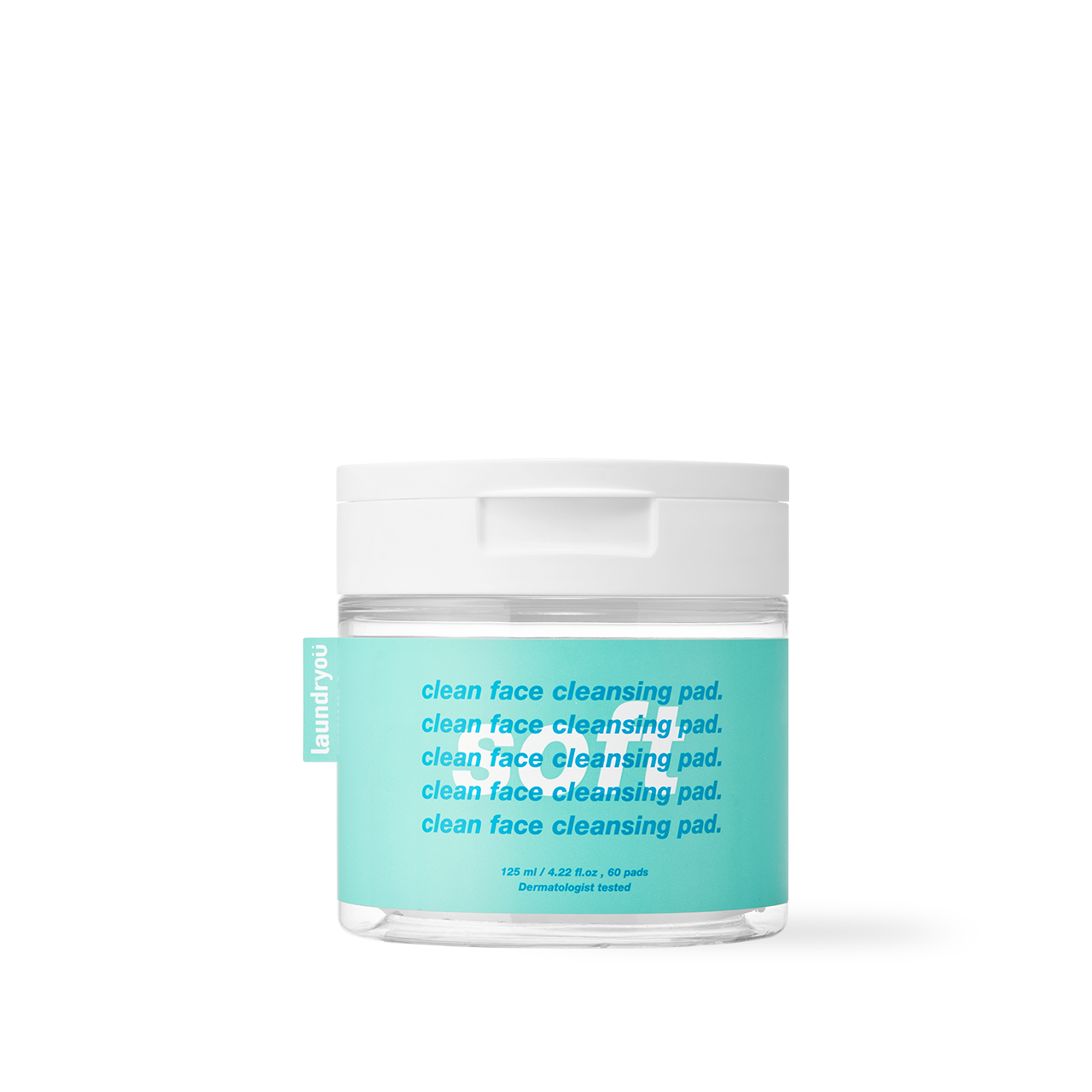 [Laundryou] Almohadillas limpiadoras faciales suaves (60 unidades)