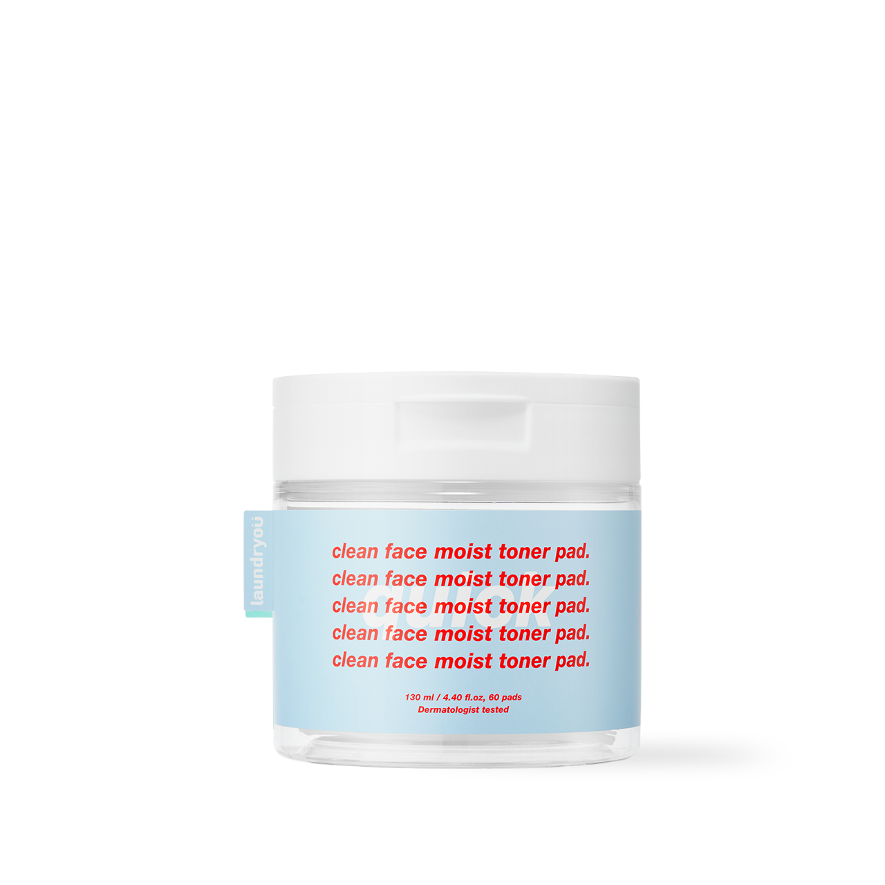 [Laundryou] Almohadilla tónica hidratante para rostro limpio y rápido, 60 unidades