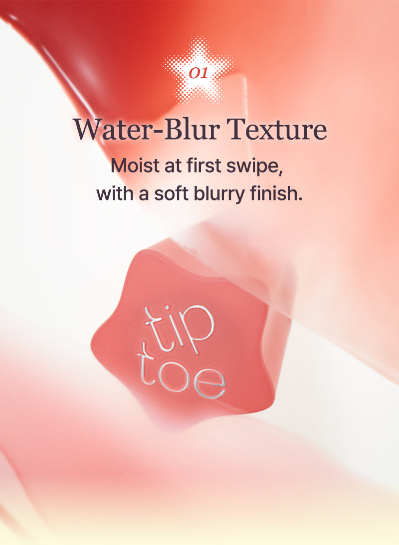 [Tiptoe] Blurlet Sorbet Tint 4ml - 6 Colors