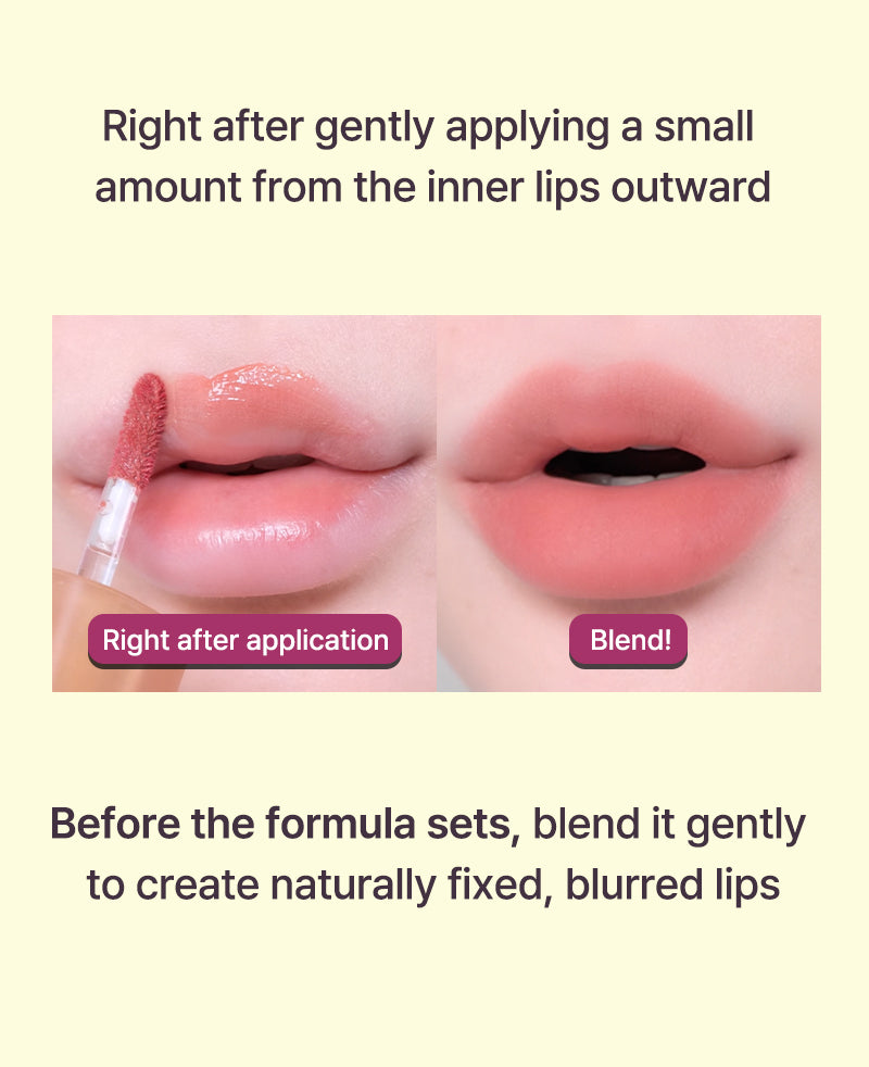 [Tiptoe] Blurlet Sorbet Tint 4ml - 6 Colors