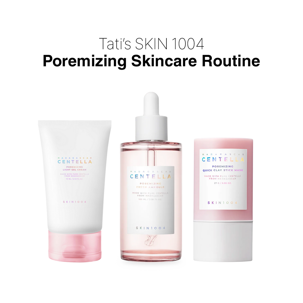 Tati's SKIN1004 Poremizing Skincare Routine_Special Promotion (25%OFF)