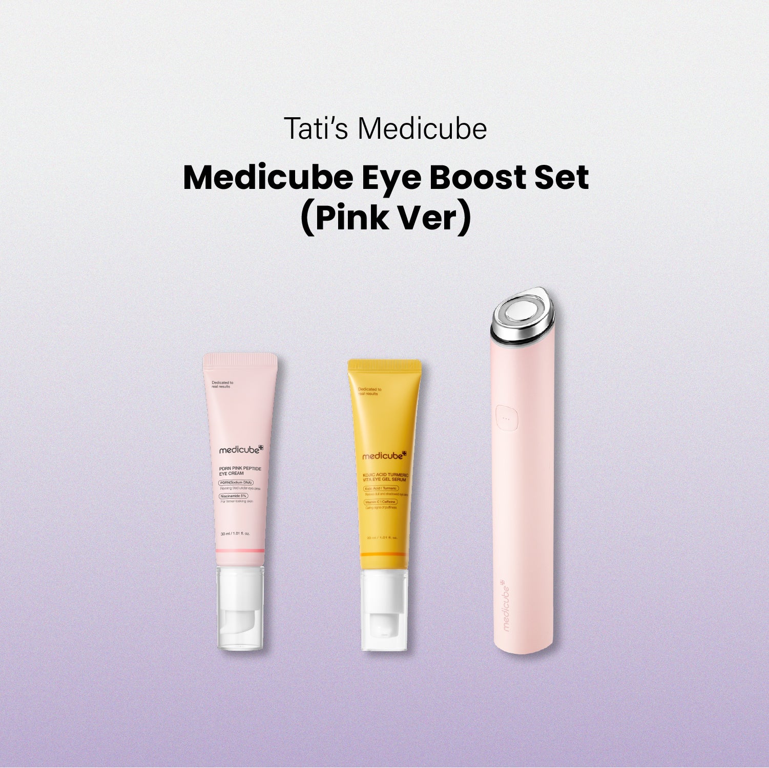 [Medicube] Eye Boost Set (Versión Rosa)