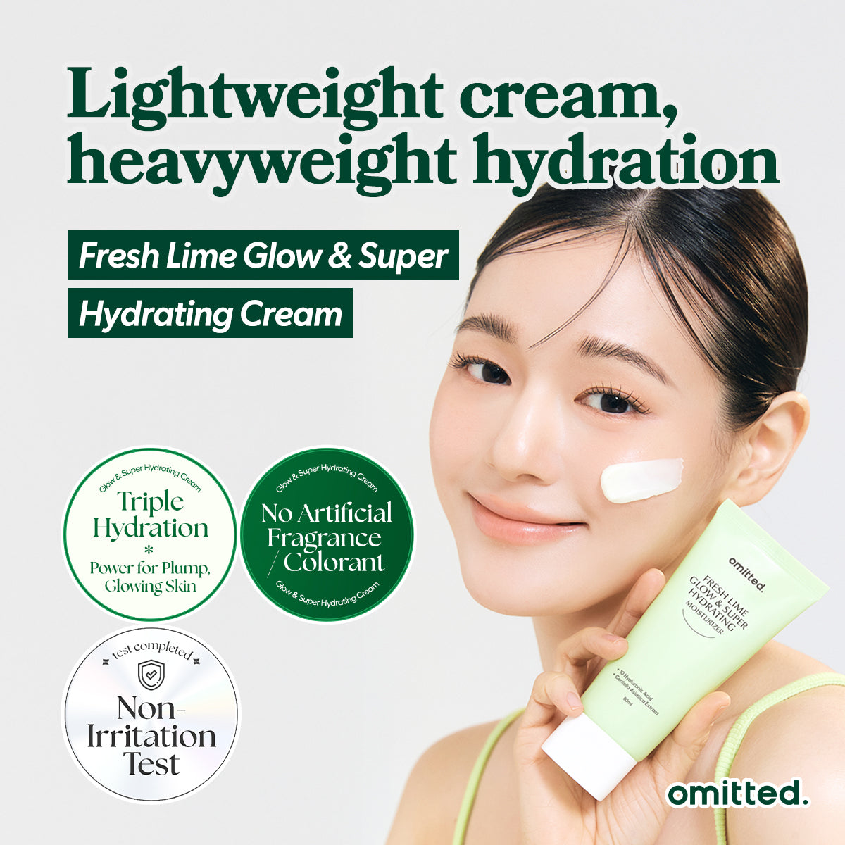 [Omitted] Fresh Lime Glow & Super Hydrating Moisturizer 80ml