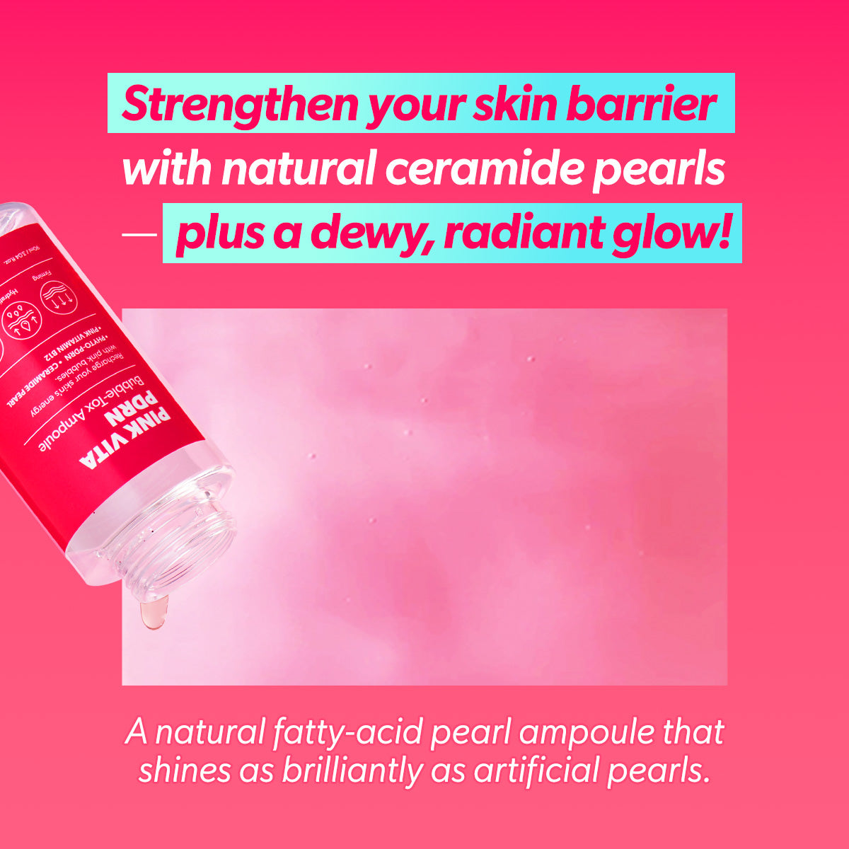 [Omitted] Pink Vita PDRN Bubble-Tox Ampoule 90ml