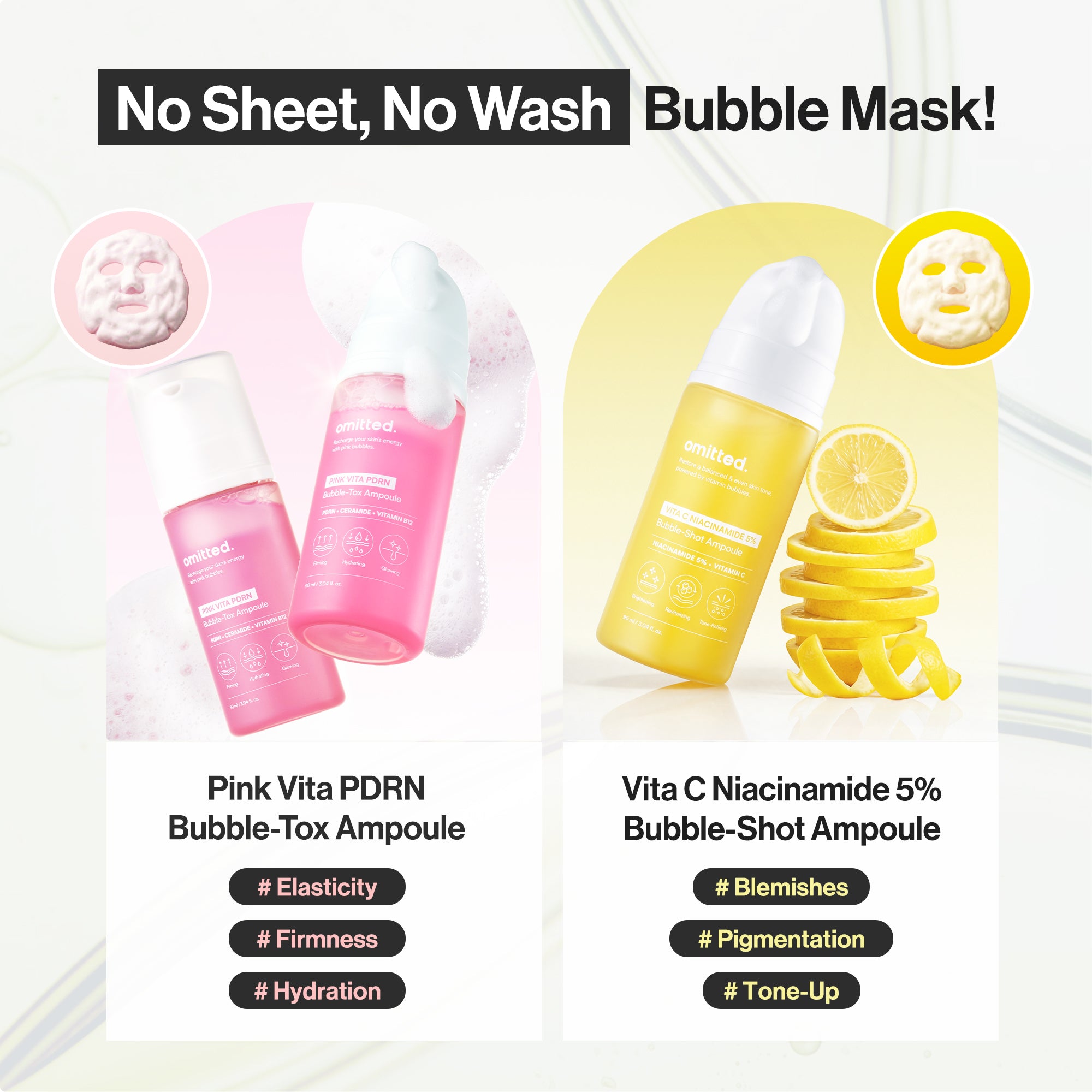 [Omitted] Vita C Niacinamide 5% Bubble-Shot Ampoule 90ml
