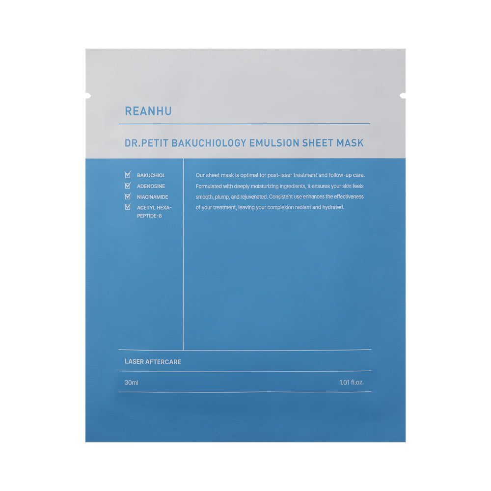[Dr.petit] Reanhu Bakuchiol Emulsion Sheet Mask 30ml - 3 Size