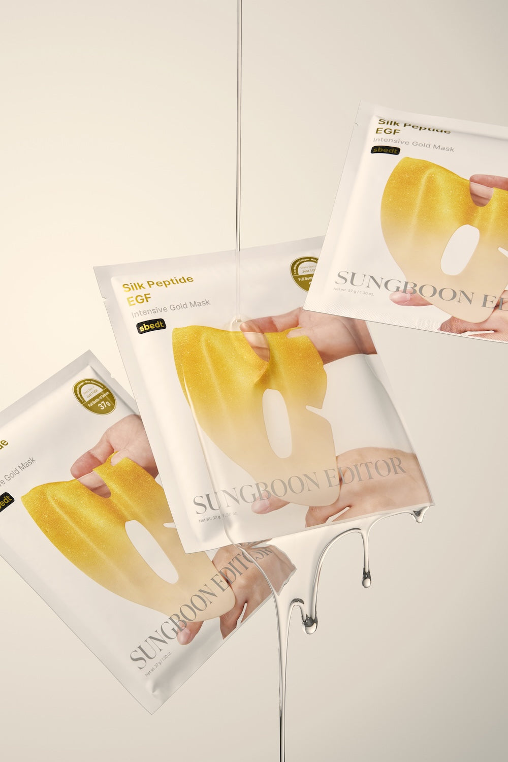 [SUNGBOON EDITOR] Silk Peptide EGF Intensive Gold Mask 1pc_Special Promotion