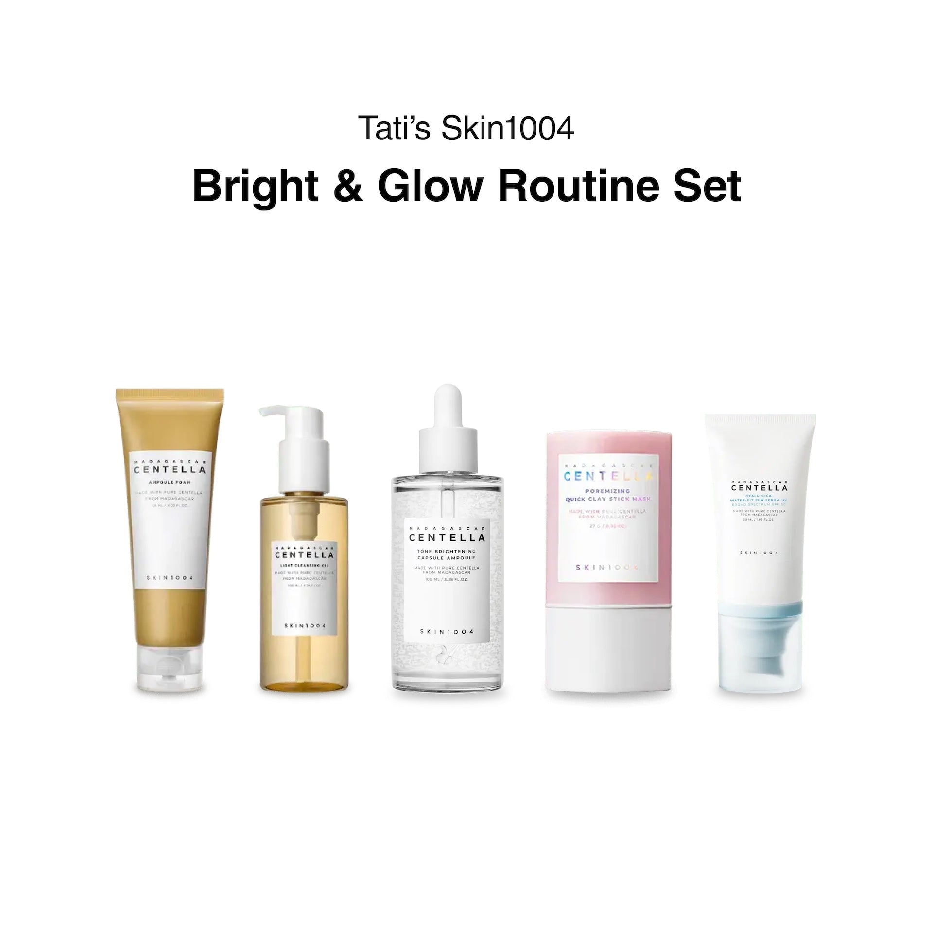 [Skin 1004] Bright & Glow Routine Set_Special Promotion (35% OFF)