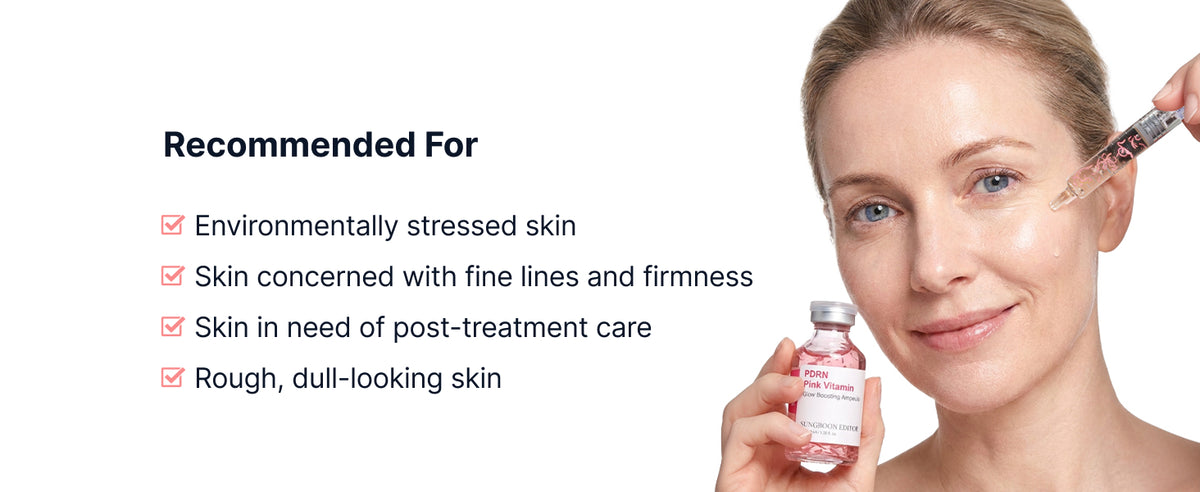 [SUNGBOON EDITOR] PDRN Pink Vitamin Glow Boosting Ampoule 35ml