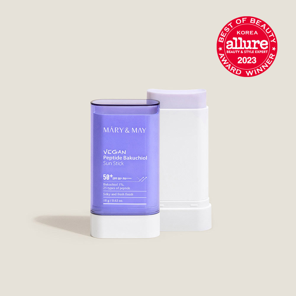 [Mary&May] Vegan Peptide Bakuchiol Sun Stick SPF50+ PA++++ 18g