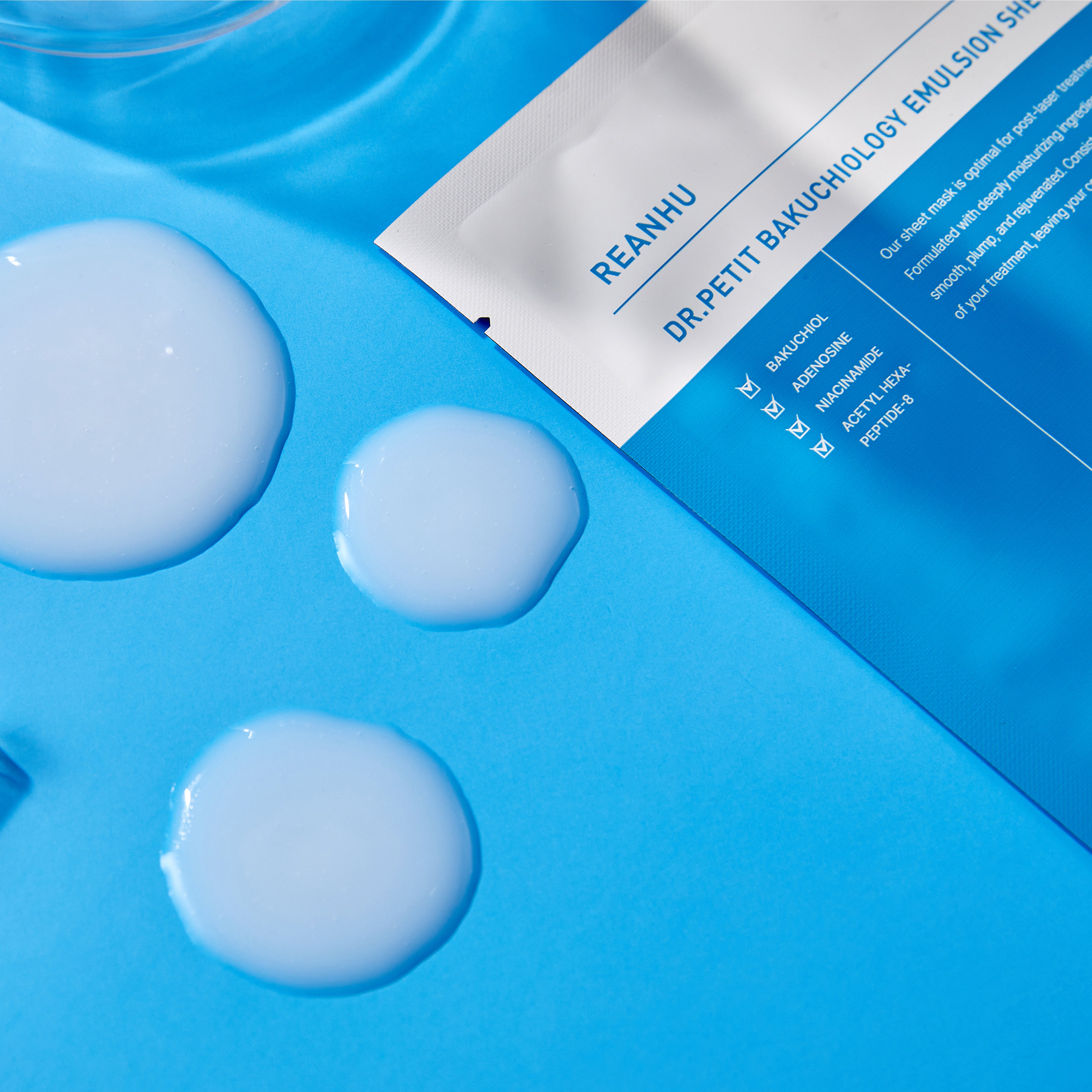 [Dr.petit] Reanhu Bakuchiol Emulsion Sheet Mask 30ml - 3 Size