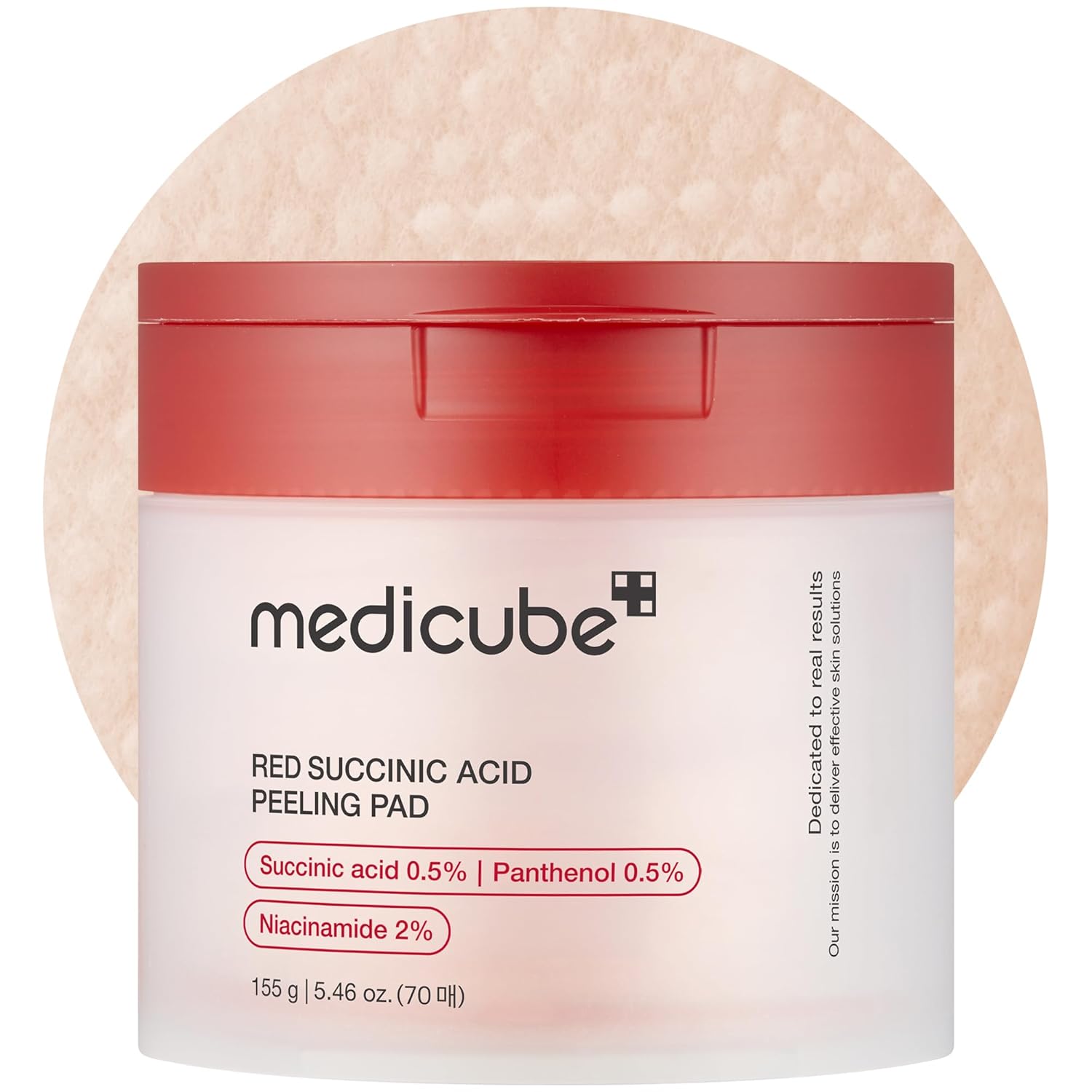 [Medicube] Discos Exfoliantes con Ácido Succínico Rojo 70 unidades