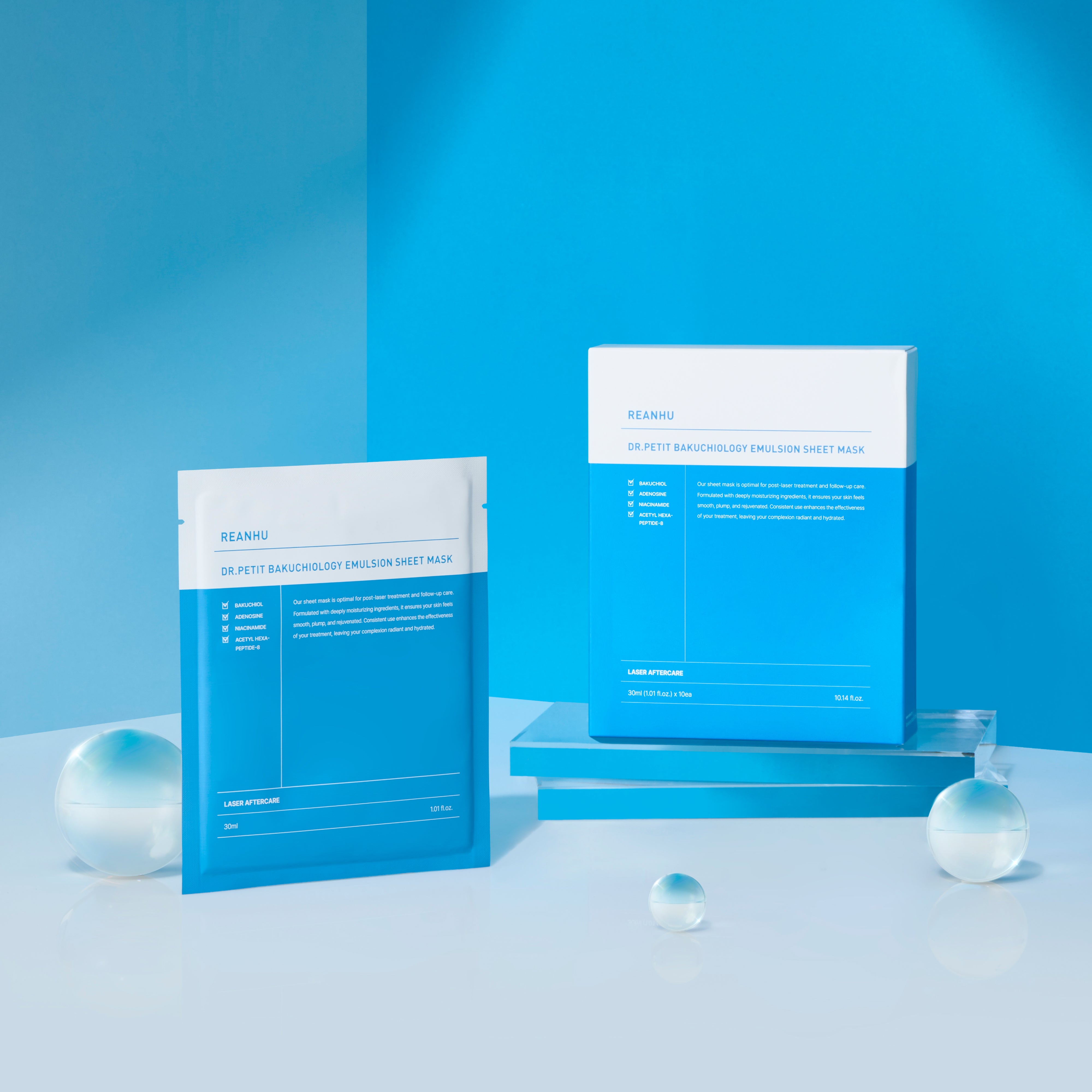 [Dr.petit] Reanhu Bakuchiol Emulsion Sheet Mask 30ml - 3 Size