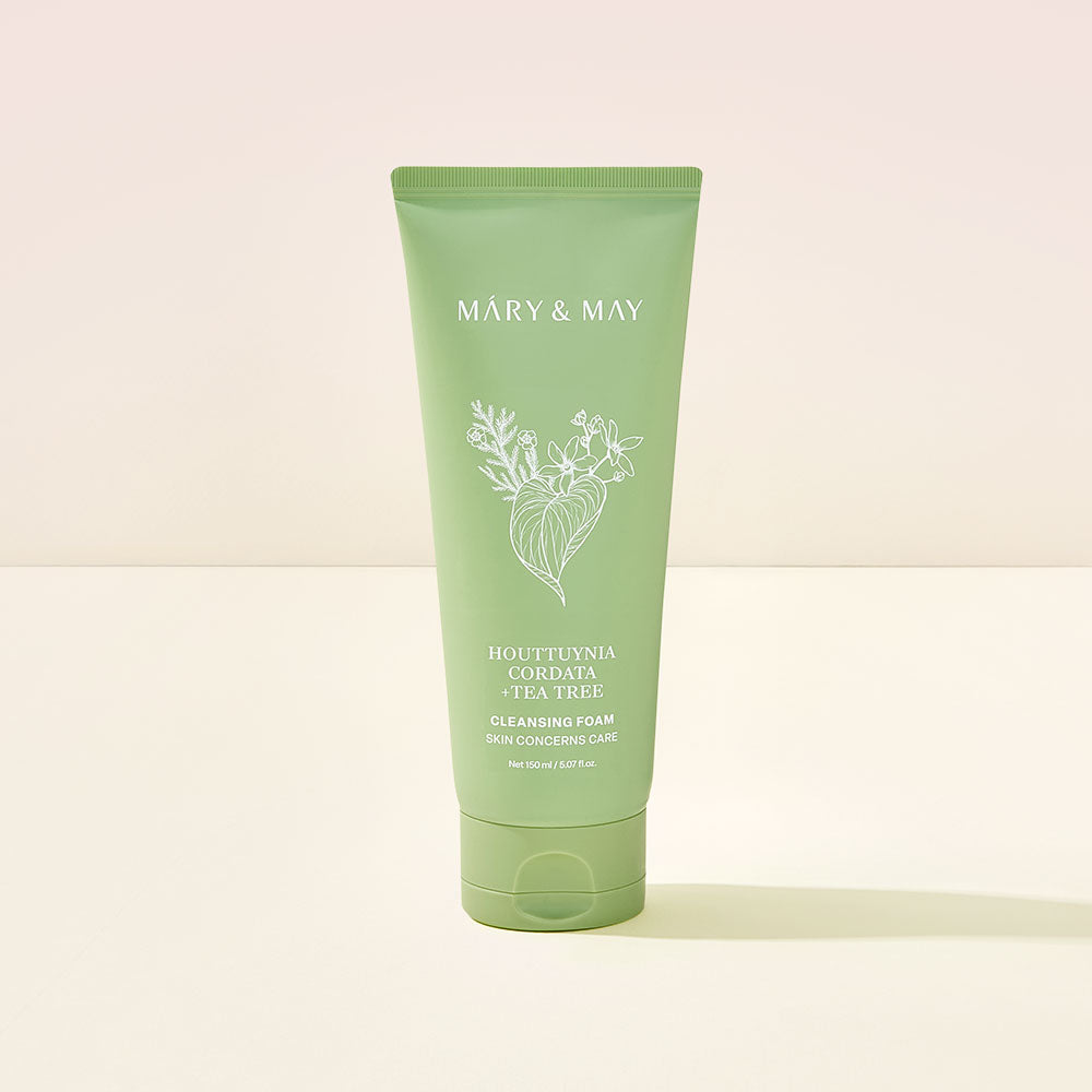 [Mary&May] Houttuynia Cordata + Tea Tree Cleansing Foam - 150ml