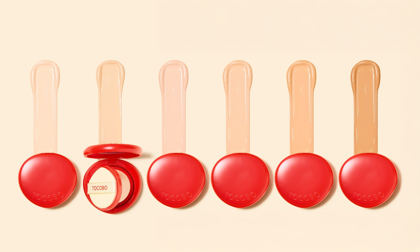 [Tocobo] Apple Dewy Fit Cushion - 6 colors