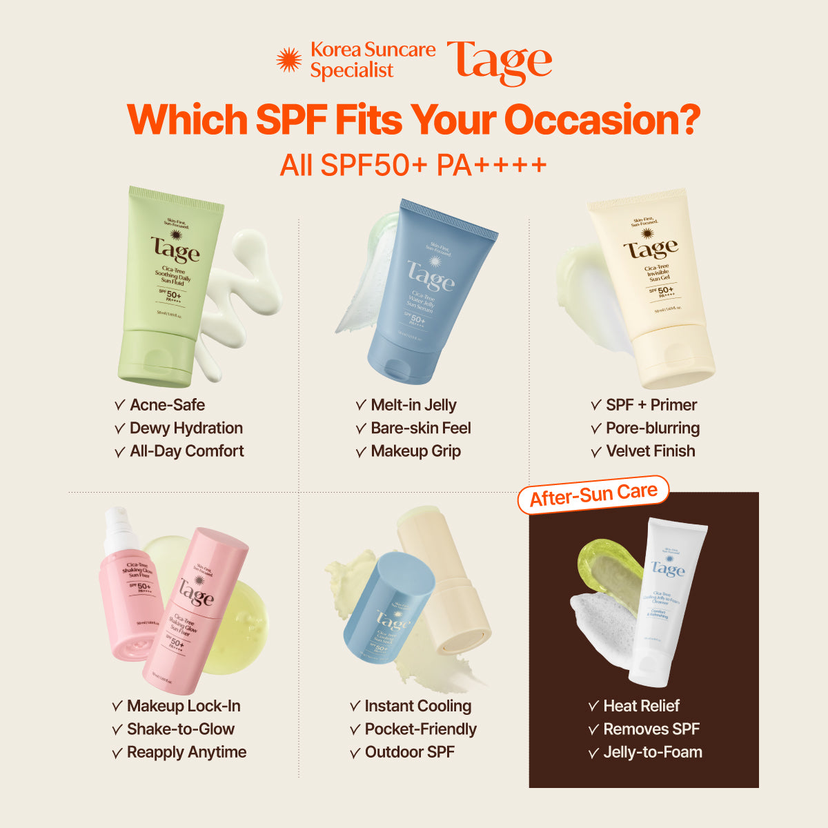 [Tage] Cica-Tree Soothing Daily Sun Fluid 50ml