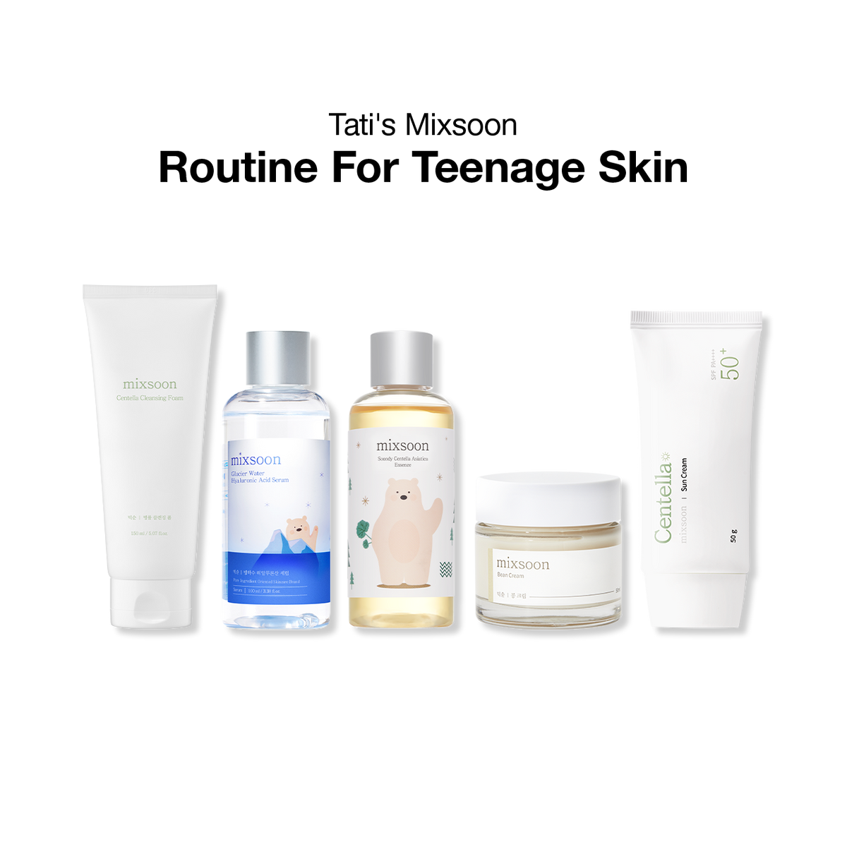 Tati's mixsoon Routine For Teenage Skin_Special Promotion (35% OFF)